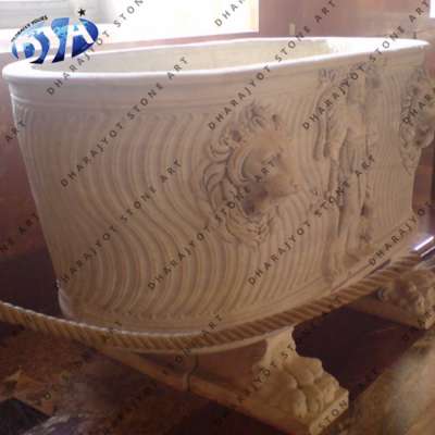 mint sandstone hand carved marble bathtubs