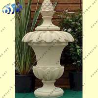 White Stone Exterior Finial