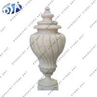 White Antique Decorative Finial