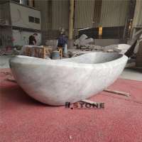 63 Inch stone bathtub in Modern Soaking Freestanding Acrylic Shoe Bath Tub by marble materials